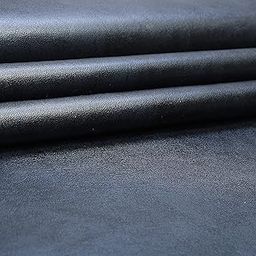 SAE Fabrics Upholstery Rexine Fabric/Artificial Leather Sheet - 140 cms Width - PU Mix, Matte Finish - 1 Meter Multiple - Color: Black-image-95