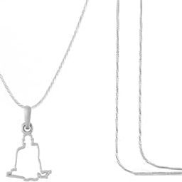 Sterling Silver (92.5% purity) Spiritual Swami Samarth Chain Pendant (Pendant with Chain) for Men and Women Pure Silver religious Swami Chain Locket for Good Luck, Health & Wealth (7338)-image-23