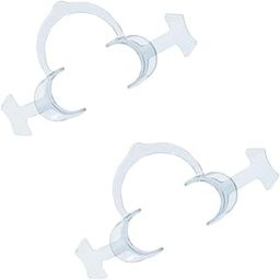 Penta Orthodontics, Cheek Retractors PP-Pedo with Handle (Pack of 2) (Transparant)-image-22