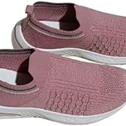 Women's Casual Sports Sneakers, Stylish Athletic Running Shoes Pink-image-93