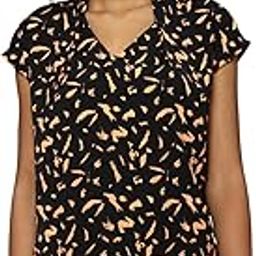 Women's Printed Polyester Collar Neck Regular Fit Top-picture-4