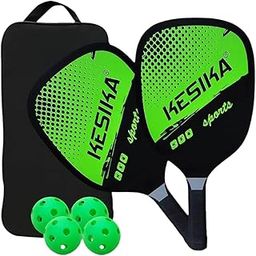 VELURA Pickleball Paddle Set Training Pickleball Racket for Power Control Beginners Green|1 Cell Phone Fence Mount|Racquets| Tennis & Racquet Sports-image-101