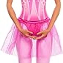 Barbie Ballerina Doll, Brunette Fashion Doll Wearing Pink Removable Tutu, Posed with Ballet Arms & “en Pointe” Toe Shoes​-image-66