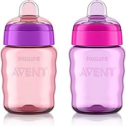 Philips Avent My Easy Sippy Cup, 9 Ounce, Pink/Purple, Stage 2 (colors may vary)-image-66