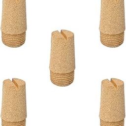 HOSEMART 1/4" Full Sintered Bronze Air Pneumatic Filter Silencer Muffler (Pack of 5)-picture-24