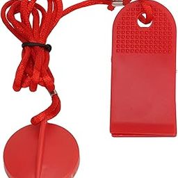 1 Pair Treadmill Safety Key, Treadmill Emergency Key Lock Running Machine Safety Switch Lock for for Most Treadmill (L)-22