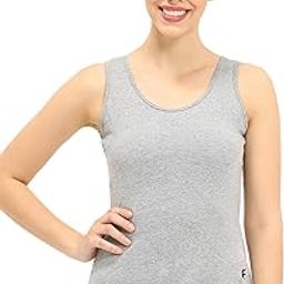 Women's Cotton Stylish Sports Tank Top Girls U-Neck Causal Cami/Yoga, Exercise, Workout Slip/Ladies Sports Camisole-image-73