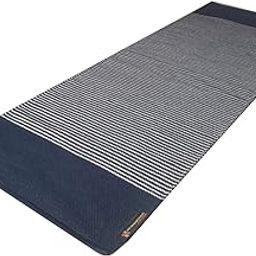 ASE YOGA INDIA 100% COTTON ORGANIC ANTI SKID Y0GA MAT, SUPREME HEAVY QUALITY, SPECIAL SIZE- 70X190 Cm (HANDLOOM PRODUCT - ORGANIC & ECO FRIENDLY)-image-66