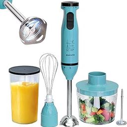 FUMATO 600W Hand Blender with Chopper, Coffee Frother, Whisker & Jar for Kitchen- Turbo Function & Speed Regulator, Stainless Steel Blades, 100% Copper Motor, Splash Proof, 1 Yr Warranty (Cherry Pink)-26