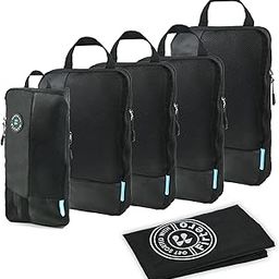 FIRTERO Travel Compression Packing Cubes (Set of 6) – Lightweight, Water-Resistant Bags with Laundry Pouch – Ideal for Organized & Efficient Travel-image-30