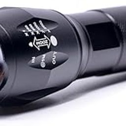 Vaxtore Zoom able 5 Mode led-XML-T 650 Torch (Black : Rechargeable) t-650-image-0
