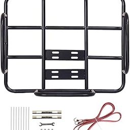 UJEAVETTE Bike Basket Bicycle Basket with Strap Detachable Front Handlebar Bike Basket 48cmx38cm-image-29