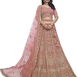 Onion Pink Net Zarkan Work Zari Embroidered And Stone Sequins Classy Lehenga-image-18