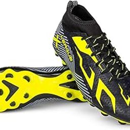 Vector X League Football/Soccer Shoe/Studs with Rib Ankle for Men-picture-18