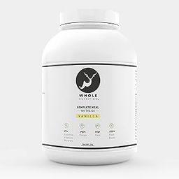 Whole Nutrition Vegan Meal (Complete food), 29g Protein,5g fiber 27 Vitamins & Minerals, Non-Dairy, Lactose Free (VANILLA, 1KG)-image-30