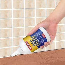 TEKCOOL Tiles Gap Filler Waterproof, Gap Sealant, Grout, White Cement Paste Tube, Gap Filler for Walls and Joints, Waterproof Sealant, Tile Gap Filler Tube for Kitchen, Bathroom (280 ML):,-29