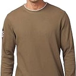 Men Military Green Blended Slim Fit Full Sleeve Round Neck Plain Sweatshirt-image-38