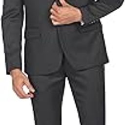 Men Dark Blue Reversible Waistcoat Self Design Three Piece Suit-image-35