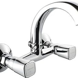 Hindware F740023CP Dove Hot and Cold Sink Mixer with Swivel (Wall Mounted), Brass with Chrome Finish, Kitchen Mixer Tap-image-27