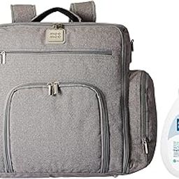Mee Mee Durable Nursing Maternity Diaper Backpack Multifunctional Adjustable Spacious Shoulder Strap (Grey) Baby Anti-Bacterial Liquid Laundry Detergent (Bottle, 1.5 Litre)-image-59