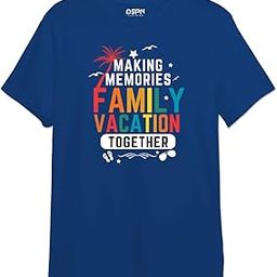 DSPN CLOTHING - Making Memories Family Vacation T-Shirt - Premium 100% Cotton Round Neck T-Shirt-image-96