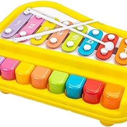 APKEY BRAND® 2 in 1 Big Piano Xylophone Musical Toy for Kids with 8 Keys, 2 Sticks, Keyboard Xylophone Piano - Preschool Musical Learning Instruments Gift Toy for Boys and Girls (Age 3+ Multi Color)-picture-16