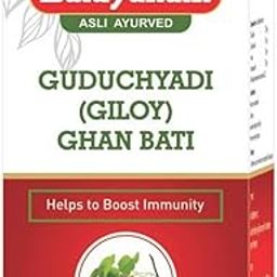Baidyanath Guduchyadi Giloy Ghan Bati - 60 Tablets | Helps to Boost Immunity | Blood Purification-31