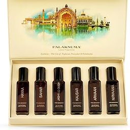 SUGANDHCO Falaknuma Luxury Eau De Parfum Gift Set 6x20 ml for Couples|Aqua, Oudh, Floral Long-lasting EDP Fragrance Scent - 120ml-image-46