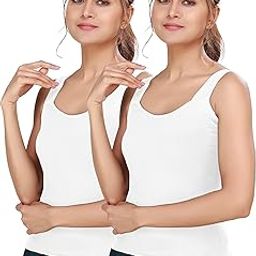 Regular Women's Cotton Slips | Everyday Comfort with Wide Straps | 100% Cotton | Moisture-Wicking & Anti-Bacterial | Perfect Under Kurtas, Tops, Salwars |(Combo of 2)-image-20