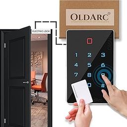 OldArc BT1E Door Access Control Touch Keypad 12VDC | Pin + RFID Access Control keypad for Door Electronic Lock | Keyless Door Entry RFID Card Reader | Home,Office Door Access Control Lock System-10