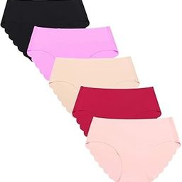 Women's & Girl No Show Underwear for Women Seamless Mid-Waist Soft Ice Silk Panty,(Pack of-2) (Sizes S to XL)-picture-9