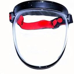 WAZA Bubble Face Shield helmet Visor Industrial Safety Coverage Full Face Protector Multipurpose Eye UV-Protective Clear Visibility for men women (White-Transparent, 1)-82