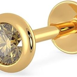 Yellow Gold Nose Pin for Women 22 k | 22k BIS Hallmark (916) Nose Stud for Women and Girls with Piercing-image-28