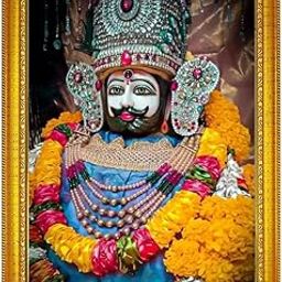 Khatu Shyam Ji | Shyam Baba | Hare Ka Sahara Baba Shyam Hamara Photo Frame Wall Painting For Home Decoration And Gifting-8x10 inch-81-image-21
