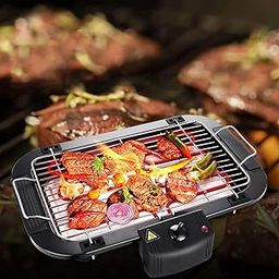 Whixant Powder Coated 2000 Watts Electric Barbeque Grill, Tandoor & Grills, Contact Grill, Portable Grill, Outdoor Picnic Griller, Light Weight Grill, Adjustable Temperature Control (Black,1pc)-image-57
