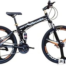 Amaze Kai Bikes Foldable Mountain Bike, 21 Speed Gear, 6 Spoke Wheels, Double Disc Brakes,-image-94