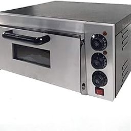 'Machine Chef' Electric Pizza Oven Machine with Stone size 16x 16 inches & Timer with 5 Year Warranty-71