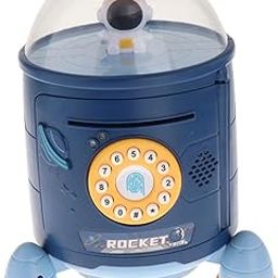 SECRET DESIRE Money Saving Box with Password ATM Safety Electronic Piggy Bank Girls Boys Blue|Other Toys for Baby-12