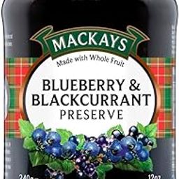 Mackays Blueberry & Blackcurrant Preserve 340 gm | Imported from Scotland | Made with Whole Fruits | Vegan | Gluten-Free | No Artificial Colors or Preservatives-14