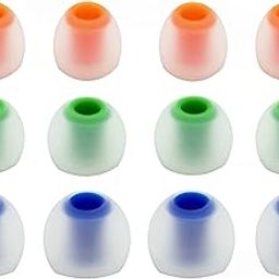 12pcs (NSY-TRSW) 4S/4M/4L Premium Silicone Replacement Eartips Earbuds Adapters for Sony In Ear Earphones/Headphones-20