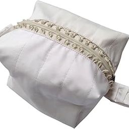 Cotton Quilted Cosmetic Bag Cute Travel Makeup Bag Embroidered Makeup Zipper Pouch Travel Toiletry Bag for Women Aesthetic Makeup Skincare Storage Bag Organizer - Medium-image-17