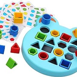 TinyPlay Shape Matching Puzzle Game for Kids | Shape Matching Toys with Board & Cards | Fun and Learning Toy for Children 1+ | Ideal Gift for Boys & Girls (Multicolor)-18