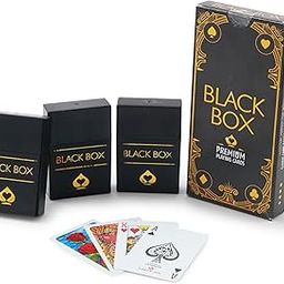 Black Box Premium Plastic Playing Card Game, Bridge Size, Regular Index, Pack Of 3 For Adult-26