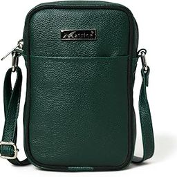 Faux Vegan Leather Unisex Shoulder Sling Messenger Multipurpose Crossbody Travel Office Bag with Adjustable Strap For Men and Women (0811-Green)-image-38