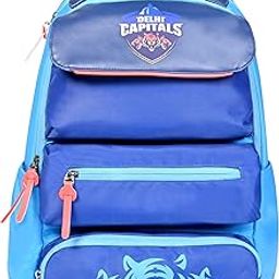EUME Delhi Capitals 29 Ltrs Laptop Backpack with 1 Compartment | Men & Women | Fit Up to 15 inch Laptop | Blue Color-53