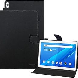 TGK Leather Flip Stand Cover with TPU Back Case for Lenovo Tab M10 HD X505X Cover TB-X505F TB-X505L TB-X505X TB-X605L TB-X605F Black-15