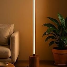 SHAFIRA Sheesham Wooden Floor Lamp for Living Room Bedroom | Wooden Standing Decorative Mid Century Lamp for Hall | Home Decoration | Wood Base LED Floor Night Lamp (Warm White, 100 cm)-image-59