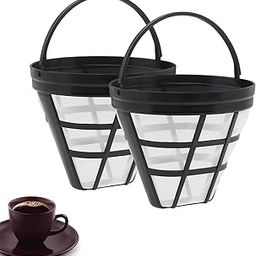 2 PCS Coffee Strainer Filter, Filter Coffee Maker Steel, Pour Over Coffee Dripper, Reusable Coffee Filter Steel, for Home, 117mm x 88mm, Outdoor, and Professional Use-image-19