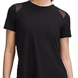 Women's Shorts Sleeve Front Shoulder Mesh Sports Tshirt-image-43