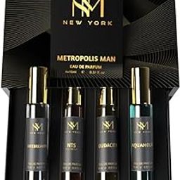 Nourish Mantra NM New York Metropolis Luxury Perfume Set Of 4 | perfume for man | birthday gift for friend | Perfume For Men long lasting smell | 15 ml Each-14